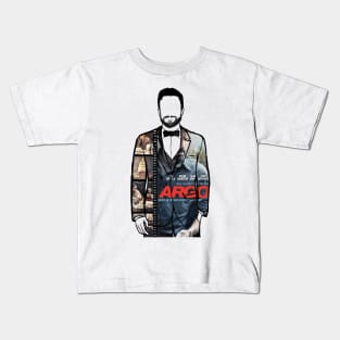 A portrait of Ben Affleck director of Argo (poster 2) Kids T-Shirt